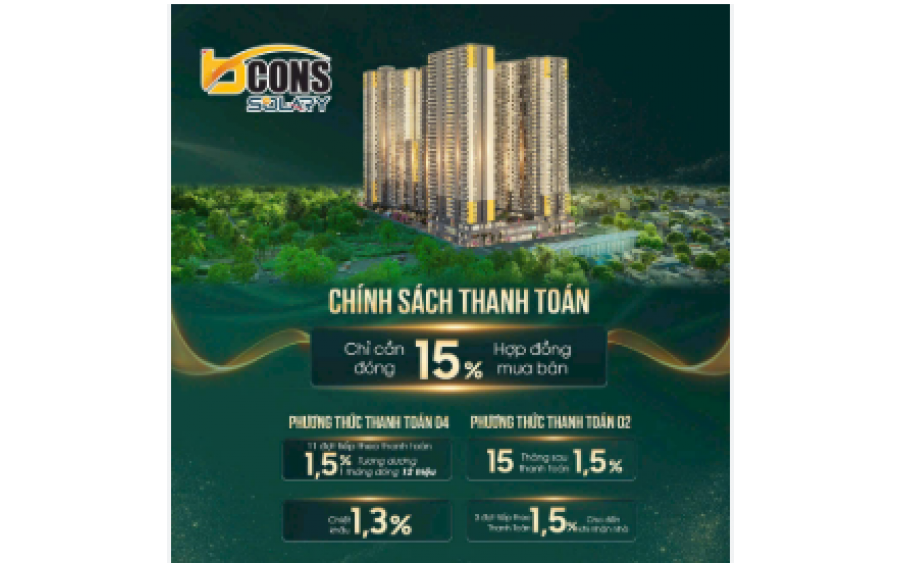 Bcons Solary – Dự án thứ 14 của Bcons, giá gốc từ 225 triệu, chiết khấu 6.1%!